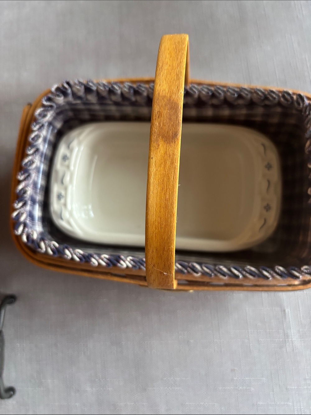 Longaberger JW Collection miniature baskets with liners and protectors. - Picture 3 of 3